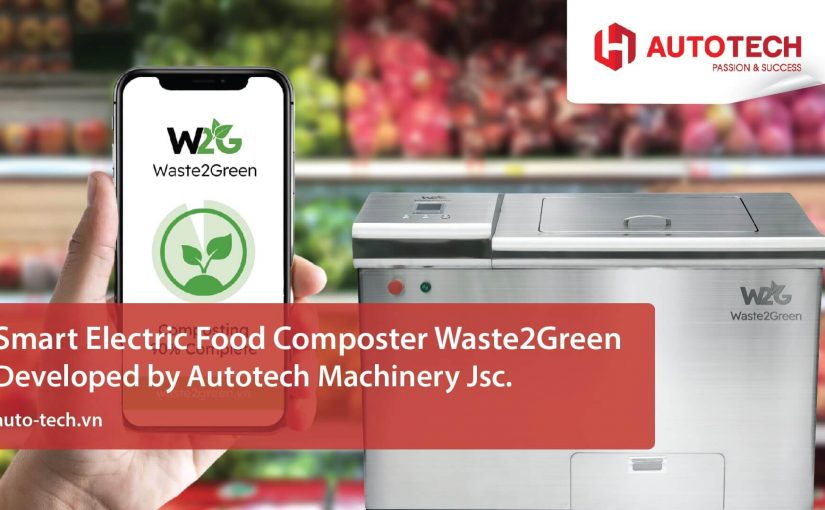 Autotech has developed waste2green smart electric composter
